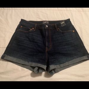 NWT Abercrombie and Fitch High Rise Denim Shorts